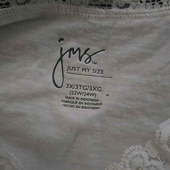 White Faux Wrap Hi-Lo Maxi Skirt W/ Lace Trim Tank (Both Pieces) - Picture 4 of 4